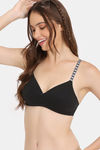 Rosaline Padded Non Wired Medium Coverage T-Shirt Bra - Tap Shoe — thumbnail 3